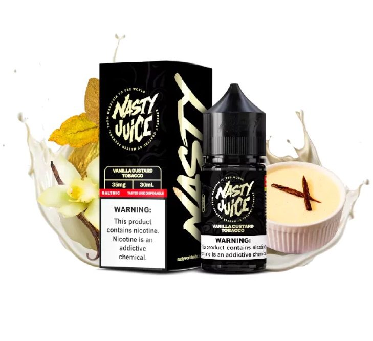 NicSalt Nasty Juice – Smooth – Vanilla Custard Tobacco 35mg 30ml