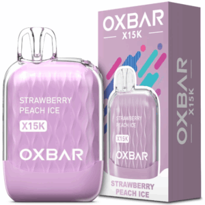 Oxbar X15K – 15.000 Puffs – Strawberry Peach Ice