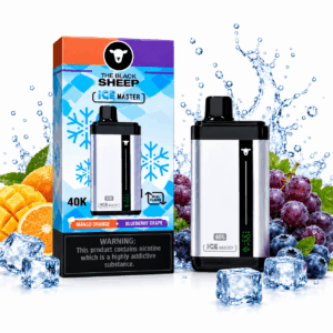 The Black Sheep Ice Master – Dual Tank 40K – Mango Orange + Blueberry Grape