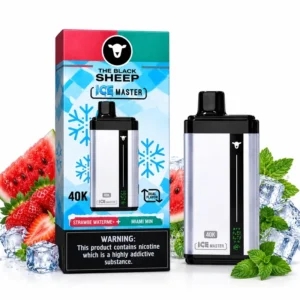 The Black Sheep Ice Master – Dual Tank 40K – Strawberry Watermelon + Miami Mint