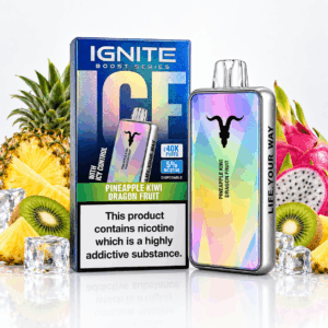 Ignite V400 Ultra Slim – 40000 Puffs – Pineapple Kiwi Dragon Fruit Ice
