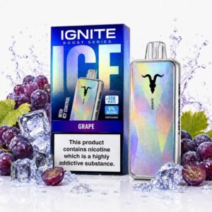 Ignite V400 Ultra Slim – 40000 Puffs – Grape Ice