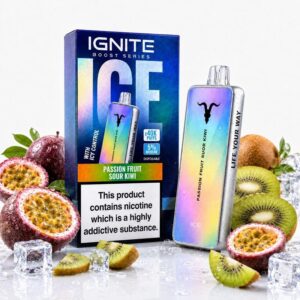 Ignite V400 Ultra Slim – 40000 Puffs – Passion Fruit Sour Kiwi