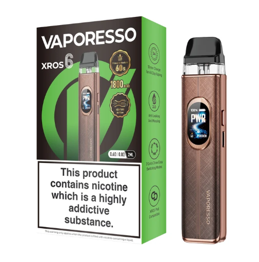 Vaporesso Xros 6 – Silk Brown