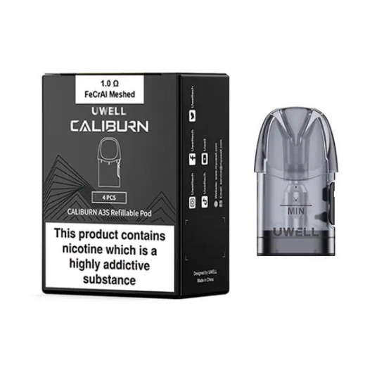 Coil Caliburn A3S/A3/AK3/AZ3 Mesh 1,0 – Caixa c/ 4 Unidades