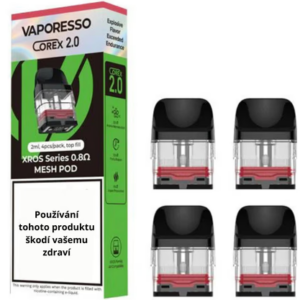 Coil Vaporesso Xros 2ML (Corex 2.0) – Mesh 0,8 – Caixa c/ 4 Unidades