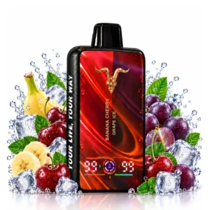 Ignite V400 Mix Boost Series 40k - Banana Cherry + Grape Ice